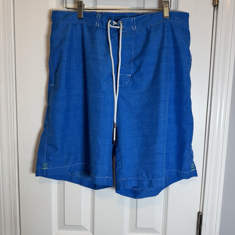 Peter Millar Seaside Collection Blue Swim Shorts Trunk Men's Size Large